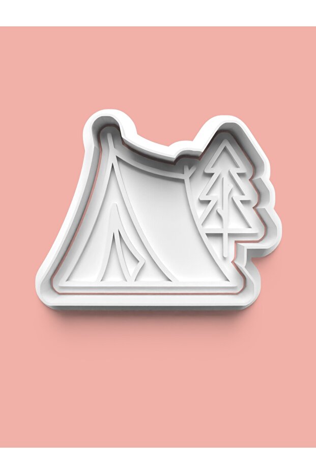 Camping Tent Cookie Mold and Sugar Dough Mold