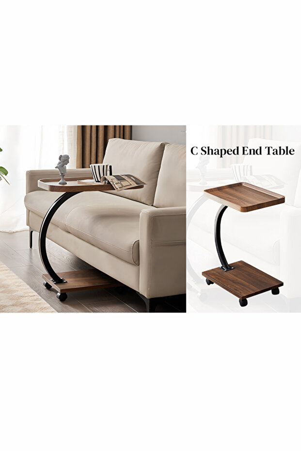 طاولة جانبية متعددة الاستخدامات - 2