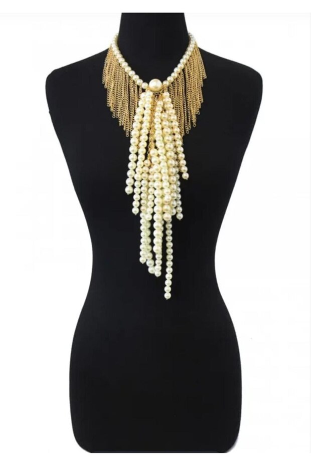 قلادة شرابة متعددة الطبقات تكمل أناقتك - 1