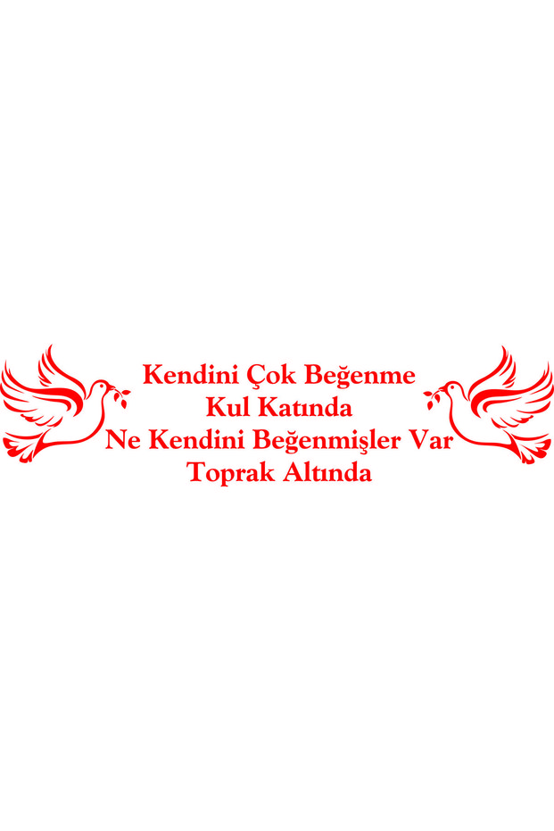 Autosticker in Your Favorite Kul (77X25 cm)