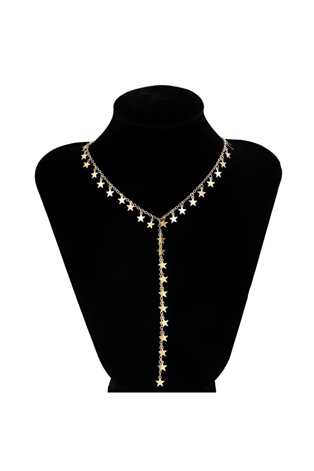 Shine with the Shiny Star Tassel Necklace