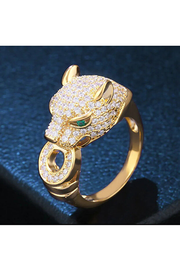 Bright Zircon Stone Adjustable Ring