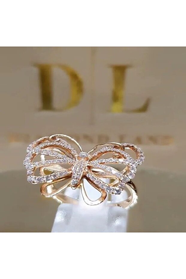 خاتم بتصميم فيونكة أنيق ورائع - 1