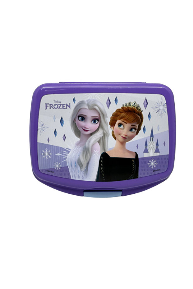 صندوق غداء مستطيل متين عالي الجودة باللون الأرجواني - 2