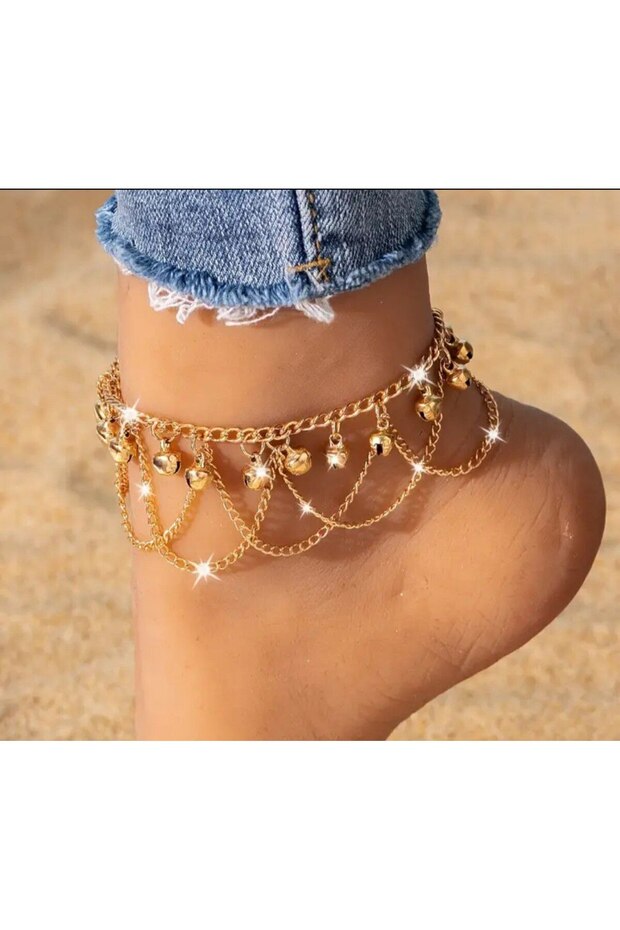Gold Color Chain Anklet to Enhance Your Elegance