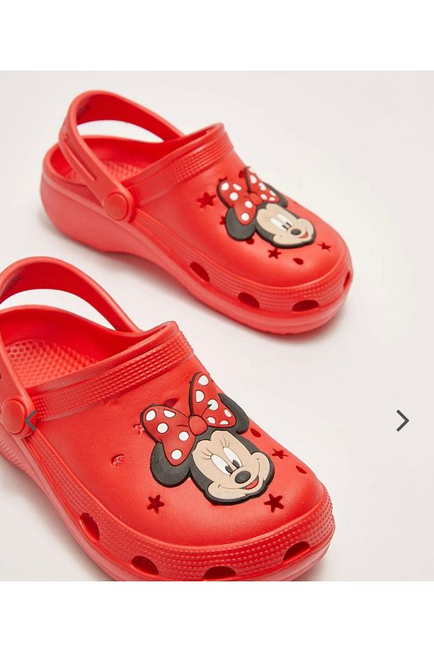 LCW STEPS Kirmizi Minnie Mouse Lisanslı Kız Çocuk Sandalet - 3