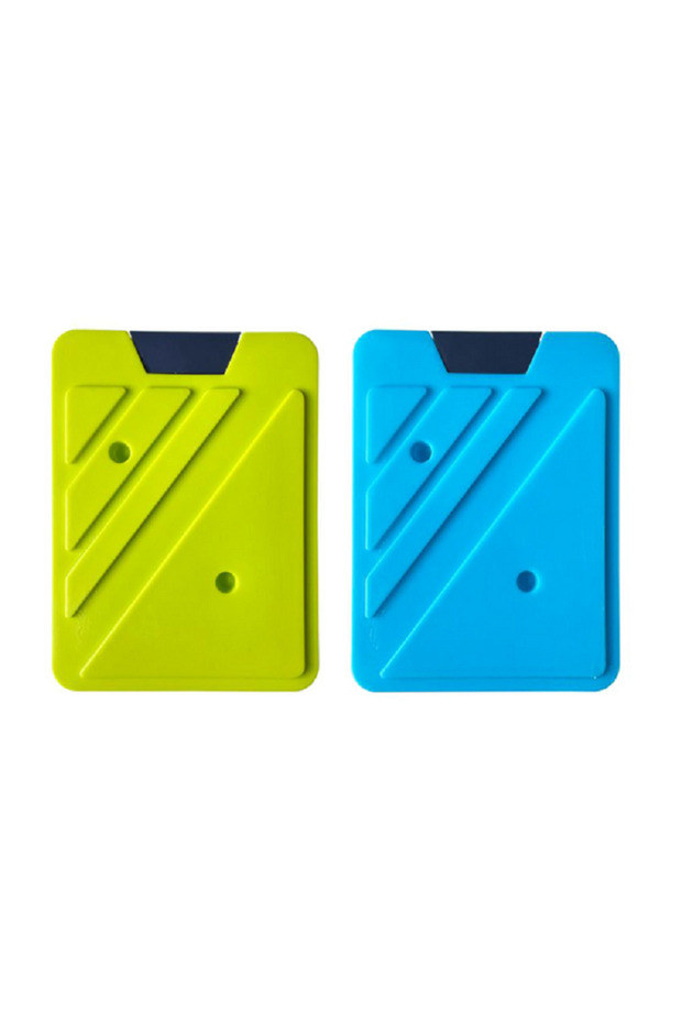 مكعبات ثلج بلاستيكية بتصميم ذكي، ألوان متنوعة، 350 مل - 2