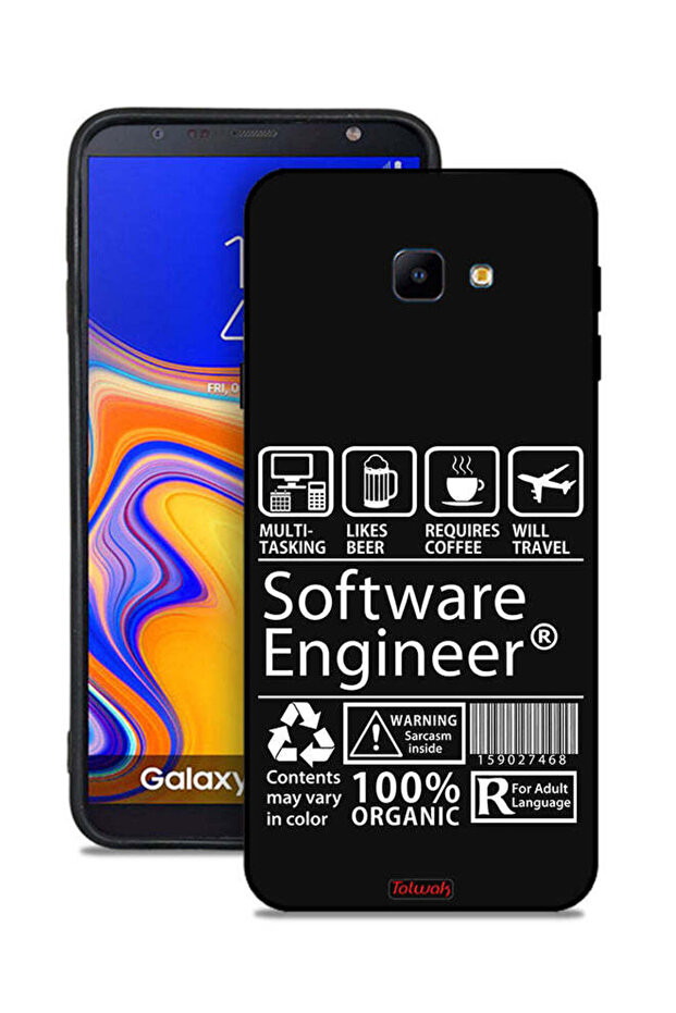 غطاء حماية لهاتف Samsung Galaxy J4 Core، ملصق مهندس برمجيات