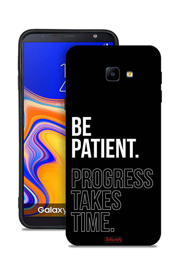 غطاء حماية لهاتف Samsung Galaxy J4 Core - كن صبورًا، فالتقدم يستغرق وقتًا