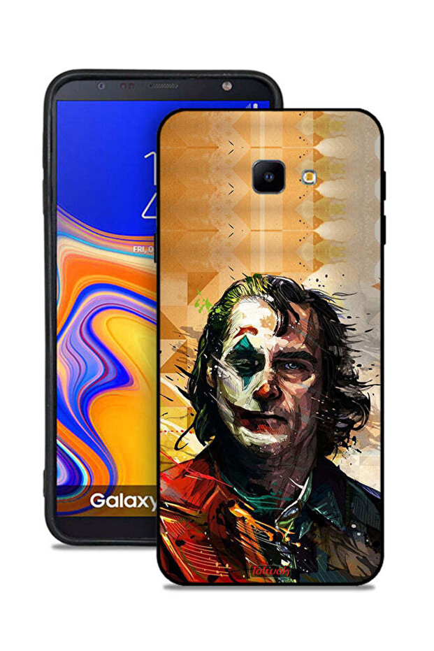 غطاء حماية لهاتف Samsung Galaxy J4 Core بتصميم رسمة الجوكر