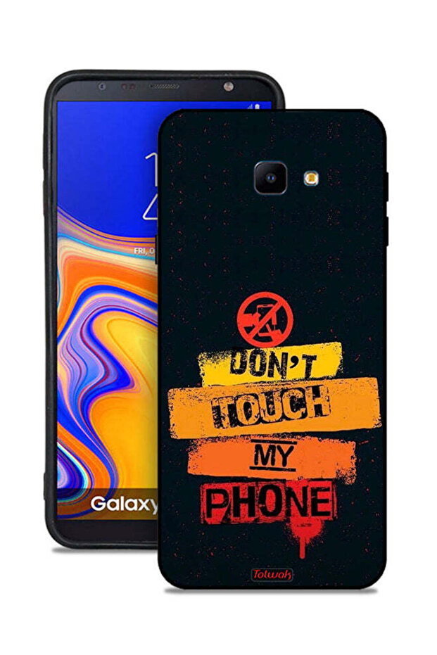 غطاء حماية لهاتف Samsung Galaxy J4 Core - لا تلمس هاتفي