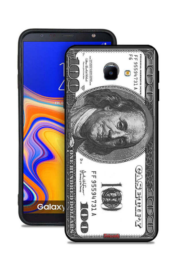 غطاء حماية لهاتف Samsung Galaxy J4 Core بنقشة الدولار
