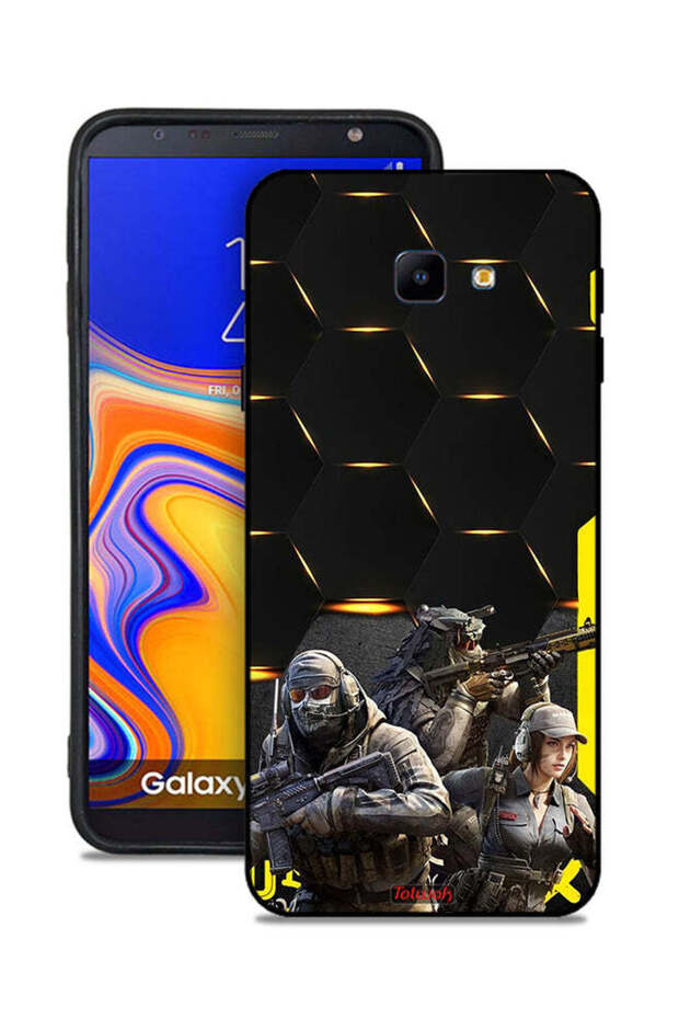 غطاء حماية لهاتف Samsung Galaxy J4 Core بخلفية Cyberpunk