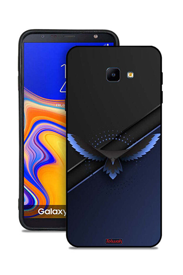 غطاء حماية لهاتف Samsung Galaxy J4 Core بتصميم فن تجريدي رقمي من Eagle