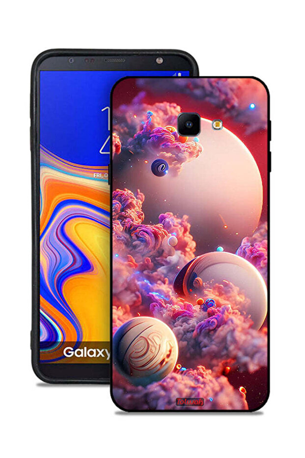Samsung Galaxy J4 Core Protective Case Cover Clouds Abstract Art - 1