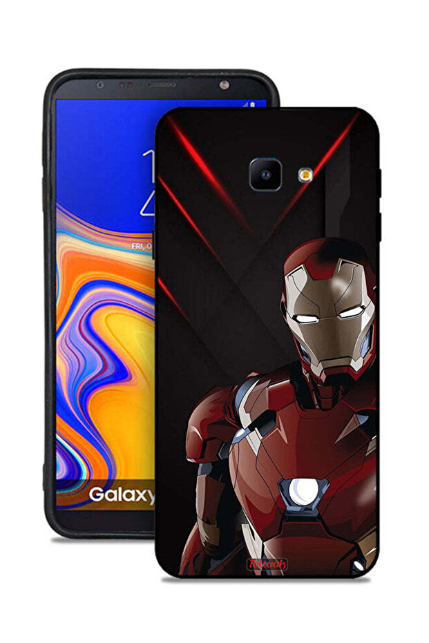 غطاء حماية لهاتف Samsung Galaxy J4 Core بتصميم Iron Man