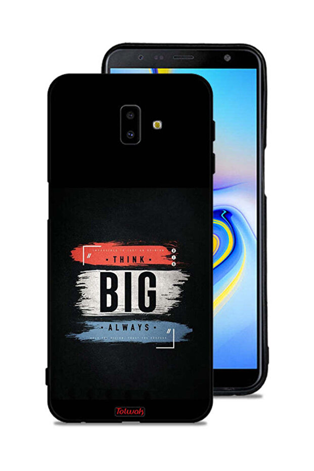 غطاء حماية لهاتف Samsung Galaxy J6 Plus - فكر دائمًا بشكل كبير