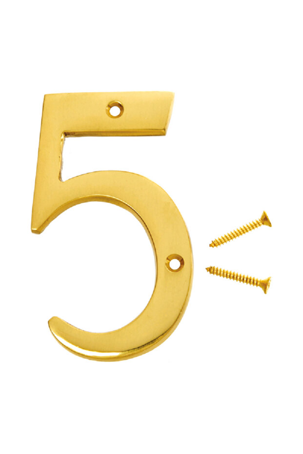 منزل من النحاس الصلب رقم 5 ذهبي - 1