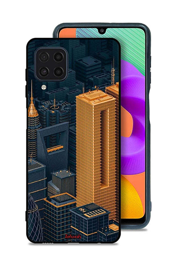 Samsung Galaxy M32 4G Protective Case Cover Buildings Art