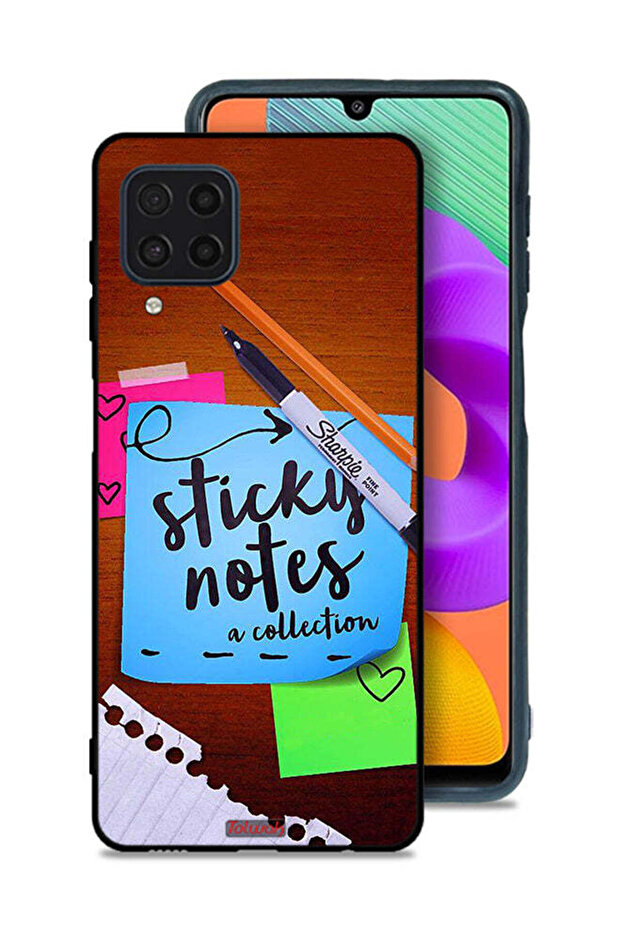 Samsung Galaxy M22 Protective Case Cover Sticky Notes