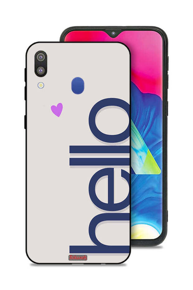 Samsung Galaxy M20 Protective Case Cover Hello
