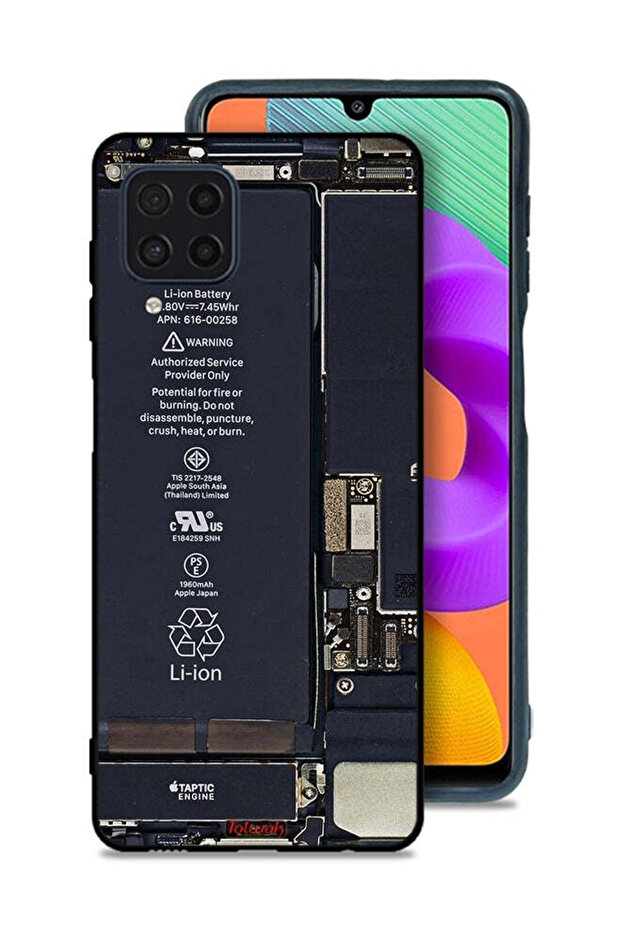 Samsung Galaxy M22 Protective Case Cover Phone Circuit Pattern