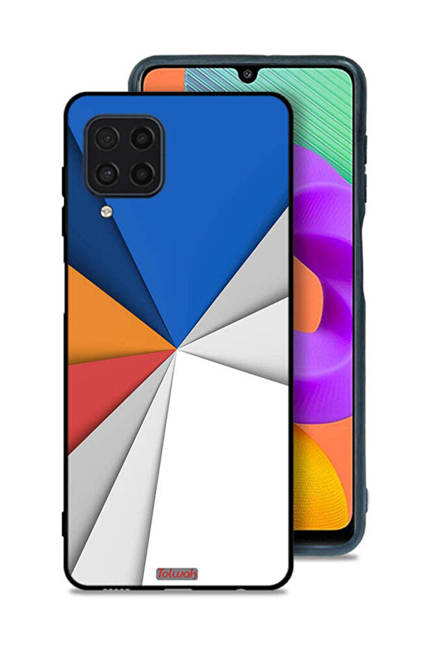 غطاء حماية لهاتف Samsung Galaxy M22 مصنوع من مادة مطابقة للفن التجريدي