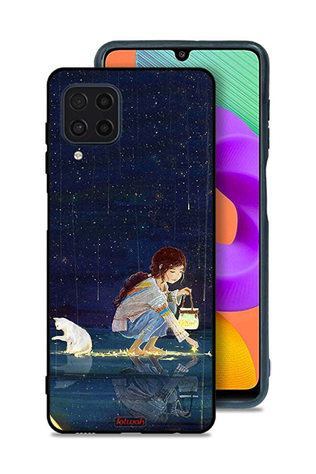 Samsung Galaxy M32 4G Protective Case Cover Collecting Stars Art
