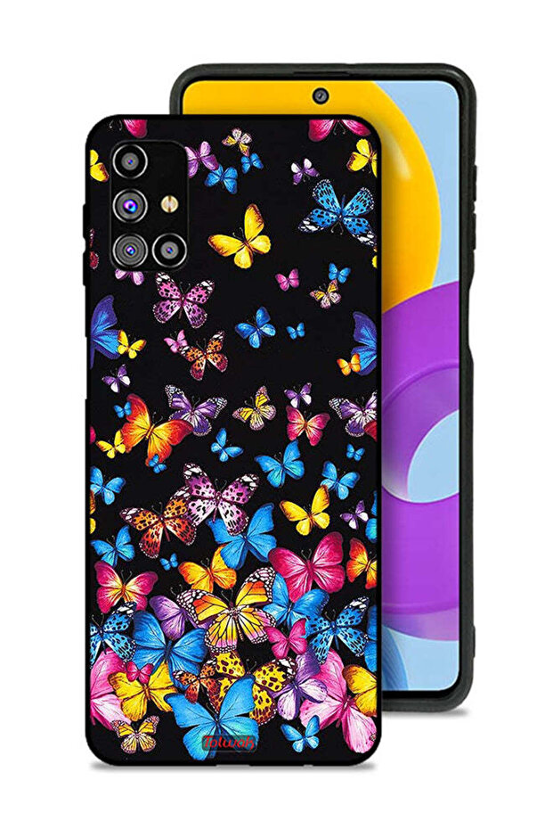 Samsung Galaxy M31s Protective Case Cover Colorful Butterflies