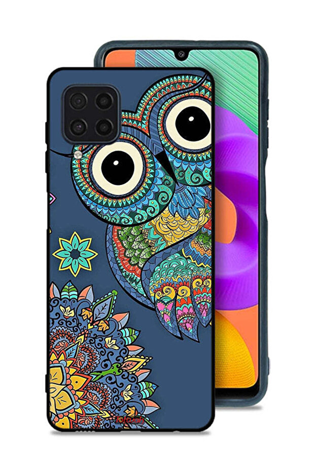 Samsung Galaxy M32 4G Protective Case Cover Floral Owl