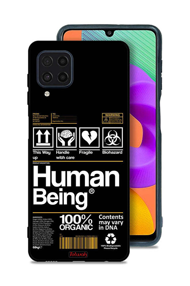 Samsung Galaxy M22 Protective Case Cover Human Being Sticker