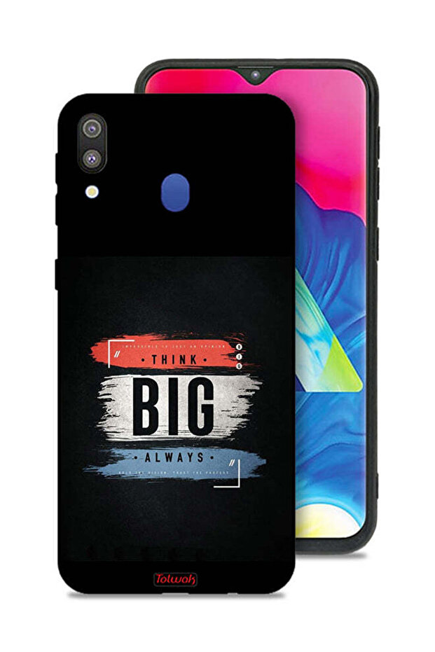 غطاء حماية لهاتف Samsung Galaxy M20 - فكر دائمًا بشكل كبير
