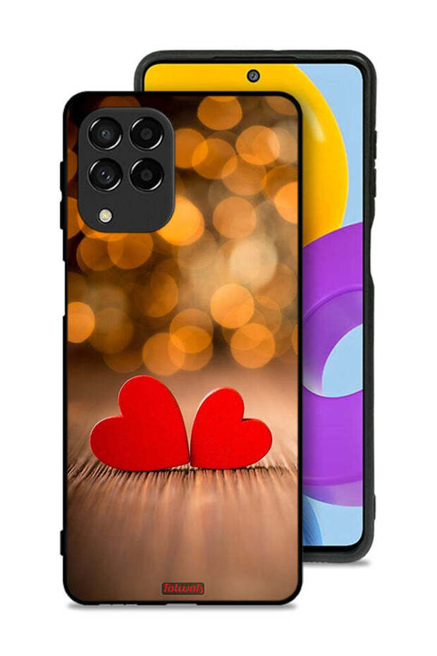 Samsung Galaxy M53 Protective Case Cover Two Beautiful Hearts