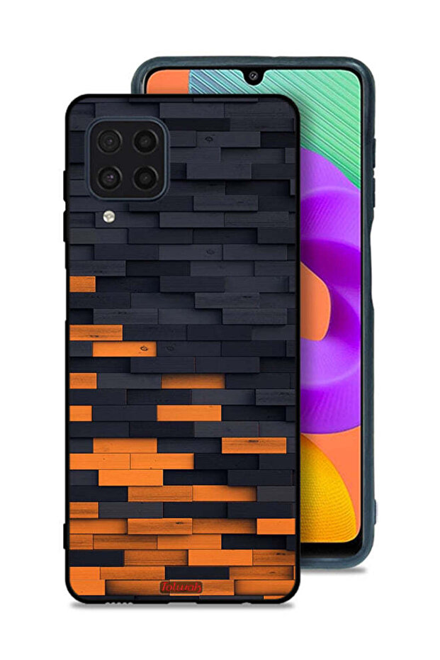Samsung Galaxy M32 4G Protective Case Cover Wooden Wall