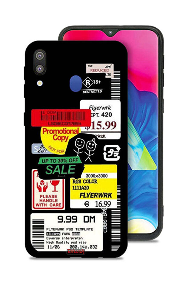ملصق ترويجي لغطاء الحماية لهاتف Samsung Galaxy M20