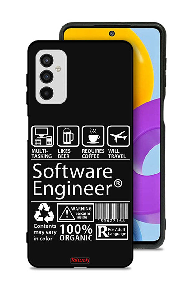 غطاء حماية لهاتف Samsung Galaxy M52 5G، ملصق مهندس برمجيات