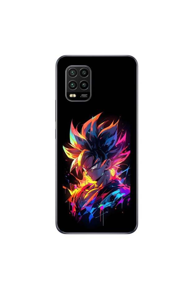 Xiaomi Mi 10 Lite Compatible Transparent Case Dragon Ball-Z 2 Design