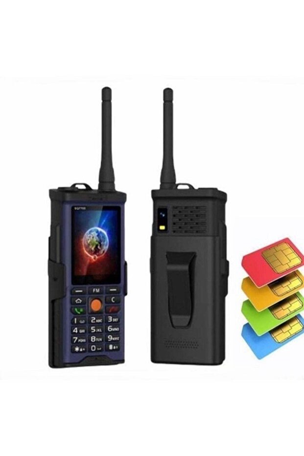 Quad SIM Card Mobile Phone with 4 SIM Card Slots and 4 Standby Support Wireless FM Bluetooth Flashli