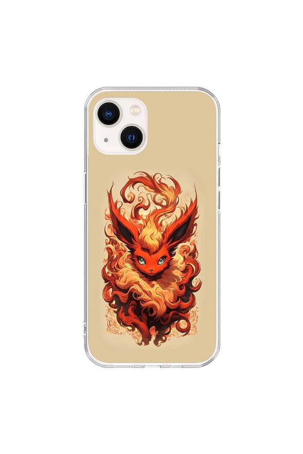 حافظة شفافة متوافقة مع هاتف iPhone 14 بتصميم بوكيمون 6