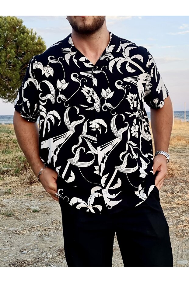 Oversize İpek Gömlek - 3