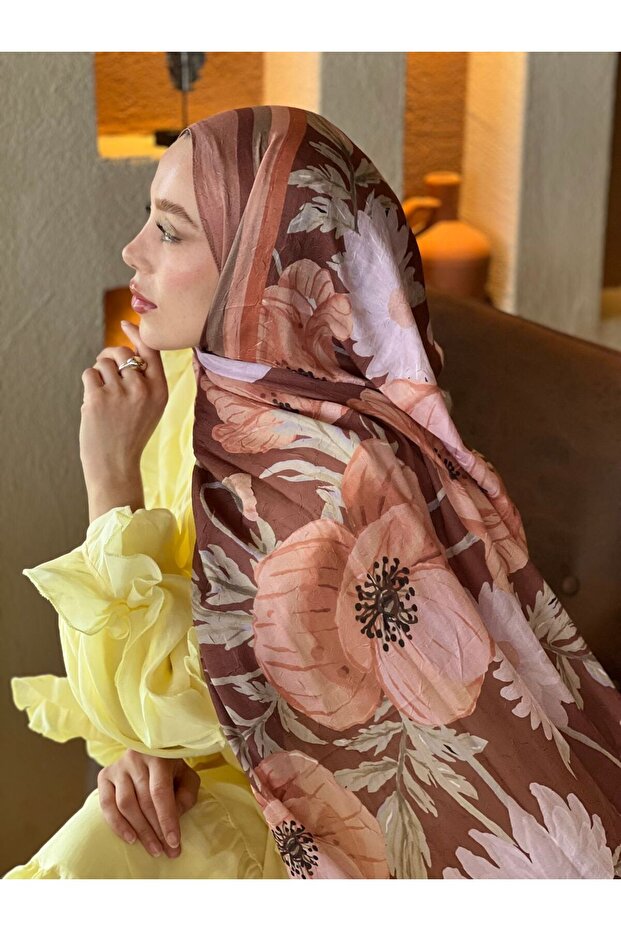 Margarit Desen Bambu Şal - 2