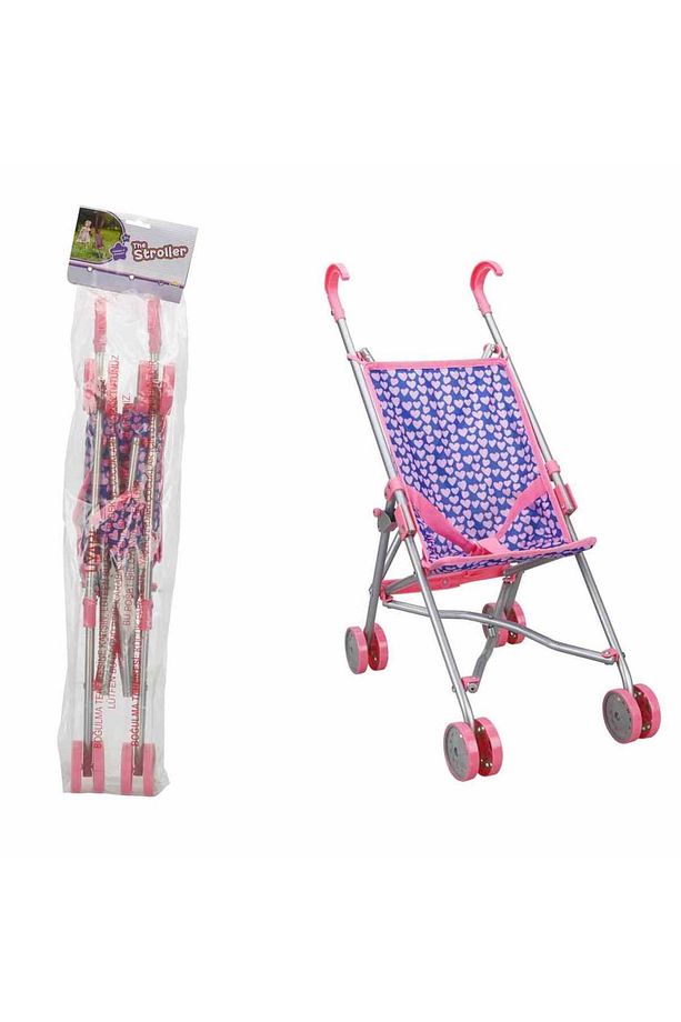 SEÇTİM ALDIM SUNMAN THE STROLLER BEBEK ARABASI BASTON PUSET METAL KATLANIR KALP DESENLİ 4 TEKER 3+ - 3