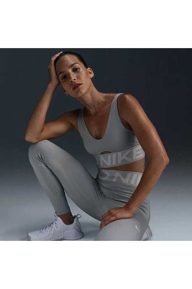 Pro Sculpt Dri-fit High-waisted Full-length Training Gri Kadın Tayt - 7