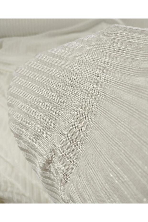 Beyaz Simli Kaşkorse Örme En: 120 - 4