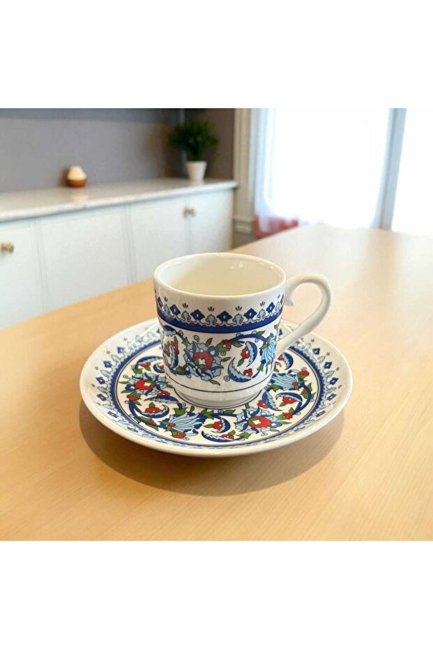 Porcelain Cup Set - 2 Persons - Topkapı Pattern - 2