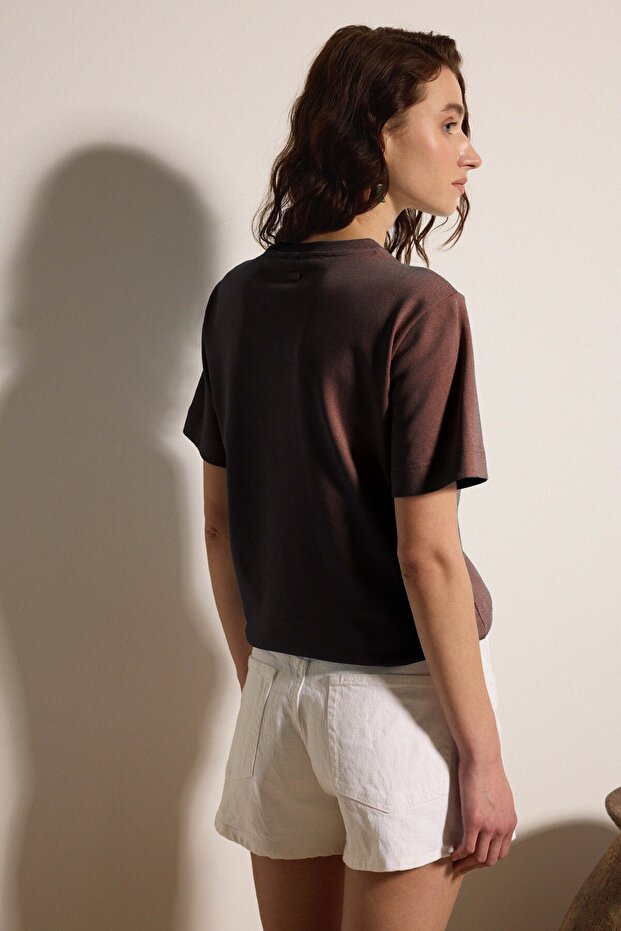 Premium Pamuk Basic Tshirt Kadın - 2