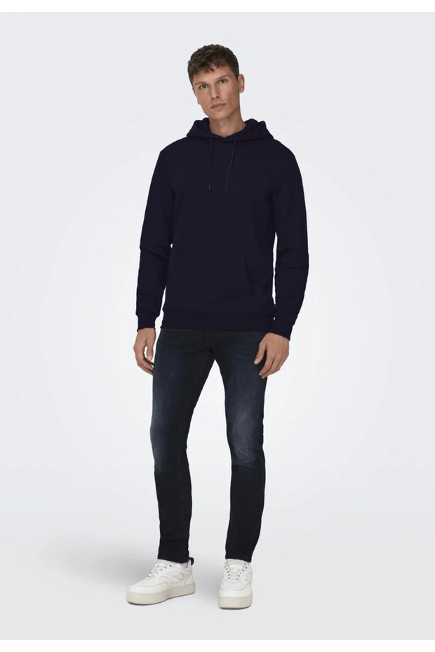 Men's School Basic Unprinted Sweatshirt - 1