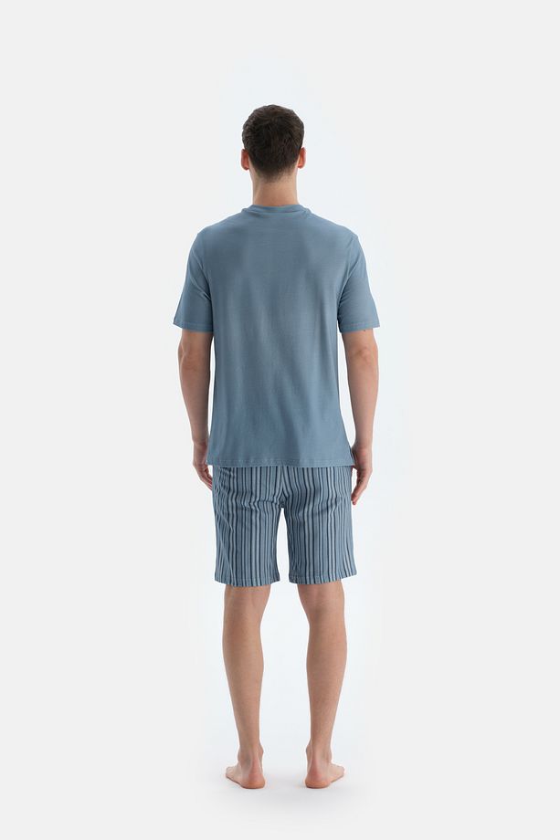 Pijama O Yaka Şort Tk. - 2