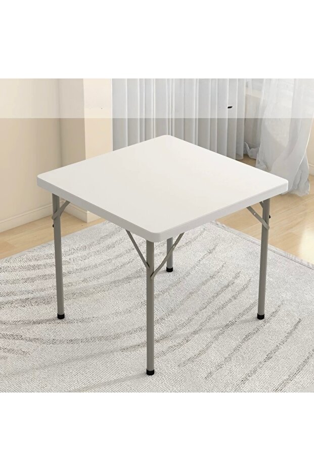 Square White Fiber Multi-Purpose Table - 1