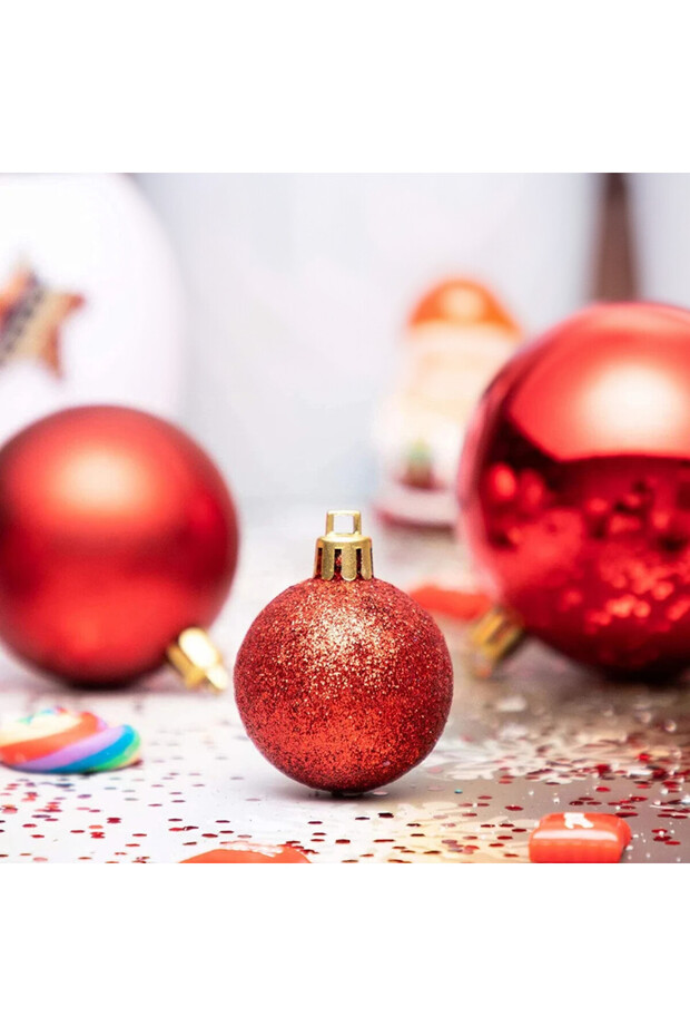 Коледна украса - Червено - 5